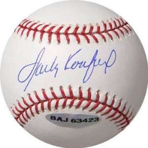  Autographed Sandy Koufax Baseball   UDA   Autographed 