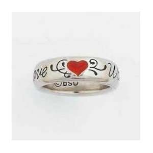  Love Waits w/Heart Purity Ring Size: Large (8): Jewelry