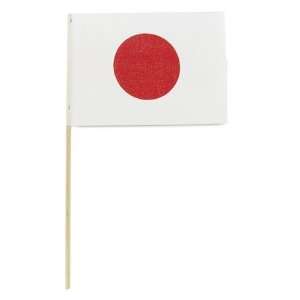  Japan 4 x 6 Cotton Stick Flag: Patio, Lawn & Garden