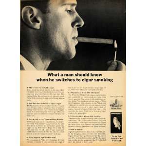  1964 Ad White Owl Miniature Cigars Tobacco Smoking 