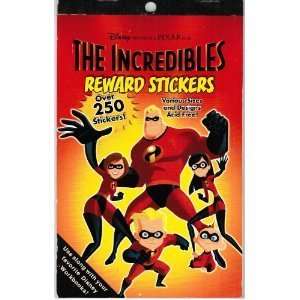   The Incredibles Stickers Disney Pixar Movie Reward 250: Toys & Games
