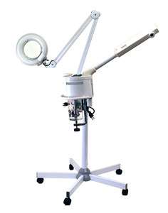   in 1 Salon Spa Ozone Facial Steamer Magnifying Mag Light Lamp  