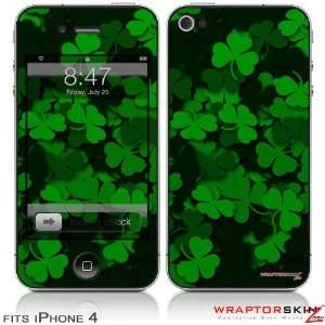 iPhone 4 Skin   St Patricks Clover Confetti (DOES NOT fit newer iPhone 