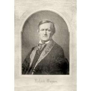 Richard Wagner 12x18 Giclee on canvas 