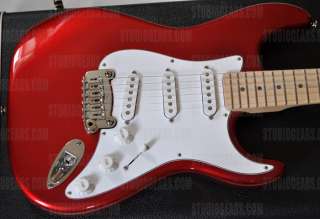   tuners finish candy apple red metallic g l hard shell case included