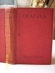 DRACULA 1897 REPRINT RED STAGE PLAY ED BRAM STOKER VG  