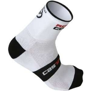  Castelli Rosso Corsa 9 Sock XXlarge White Sports 
