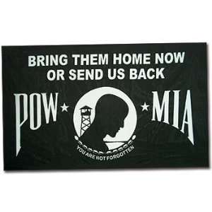 POW / MIA Bring Them Home Flag   Patriotic Pride Military Decor 3 x 5 