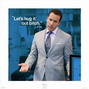  Jeremy Piven Hug It Out Entourage Quote Poster 16 x 16 