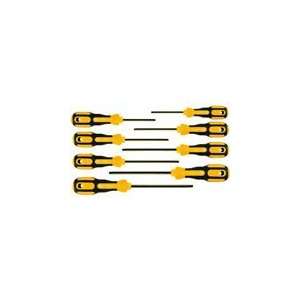  Ball End Hex Driver Set with Soft Finish Handle Inch Sizes 