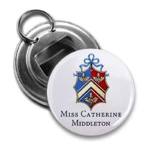 Creative Clam Miss Catherine Middleton Coat Of Arms Royal Wedding 2.25 