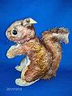 RARE 7 1/2 INCH LARGE STEIFF MOHAIR PERRI SQUIRREL WITH