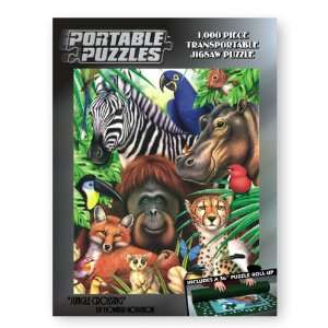  Portable Puzzles   Jungle Crossing Toys & Games