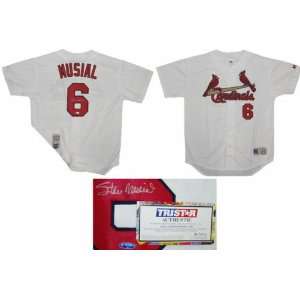  Stan Musial St. Louis Cardinals Autographed White Jersey 