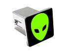 Alien Head   Chrome Tow Trailer Hitch Cover Plug