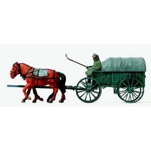  Preiser 16570 Horse Drawn Wagon: Toys & Games