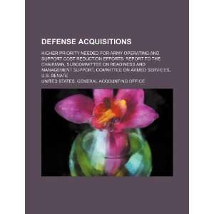  Defense acquisitions: higher priority needed for Army 