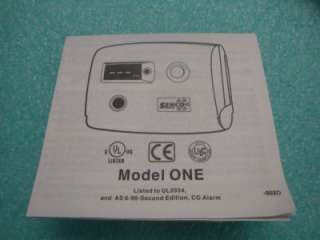 New Senco Carbon Monoxide Monitor Model One X1124  