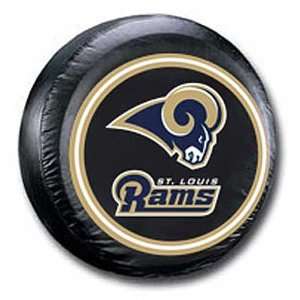  St. Louis Rams Tire Cover   Black: Sports & Outdoors