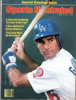 Sports Illustrated 1982 Los Angeles Dodgers Steve Garvey No Label 