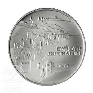  State of Israel Coins Jerusalem of Gold   Silver Medal 