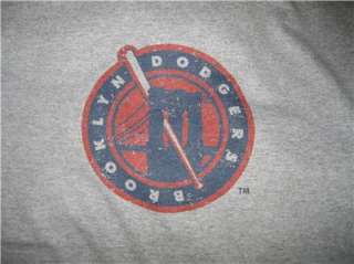 Brooklyn DODGERS Throwback Logo T Shirt X Large  