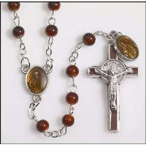 St. Benedict hanging medallion rosary