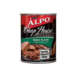 Alpo Chop House Originals Rib eye Flavor Dog Food 13 oz each (Case of 