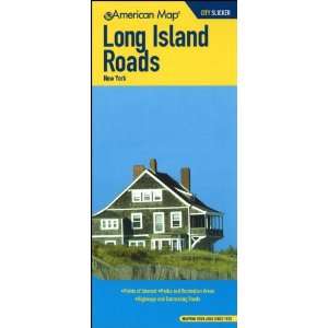  American Map 656291 Long Island Roads, NY Slicker Map: Office Products