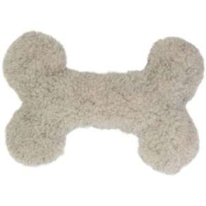    West Paw Design Bone Squeak Toy for Dogs, Oatmeal