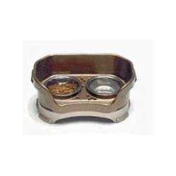 Neater Feeder Double Diner Spillproof Dish Cats Gold  