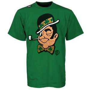  Boston Celtics Green Big Head Mascot T shirt Sports 
