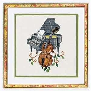  Piano & Cello kit (cross stitch) (Special Order) Kitchen 