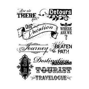  New   7 Gypsies Clear Stamps   INK Travel by 7 Gypsies 