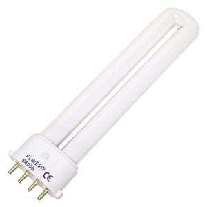   FLS/E 9W 6500K Single Tube 4 Pin Base Compact Fluorescent Light Bulb