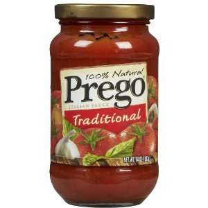 Prego Regular Spaghetti Sauce 14 OZ Grocery & Gourmet Food