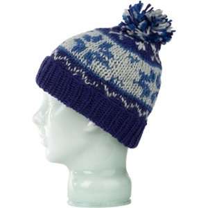  Spacecraft Wully Pom Beanie  Blue