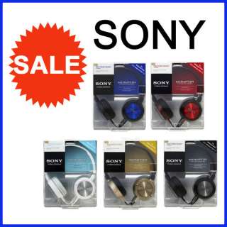  Sony MDR ZX300 Stereo Headphones Black White Red Gold Blue ZX Series 