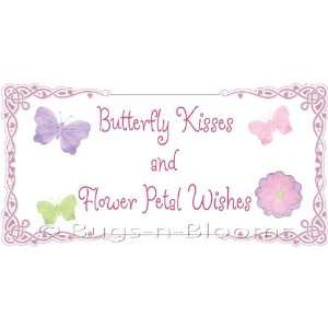  petal wishes! Removable Wall Vinyl Sticker   stickers art sayings 