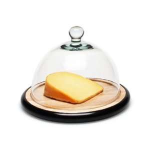 Black Wood Cheese Dome by Abbott 