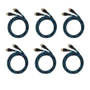  6 HDMI Cables   10ft   High Speed 3D Compatible 1.4 
