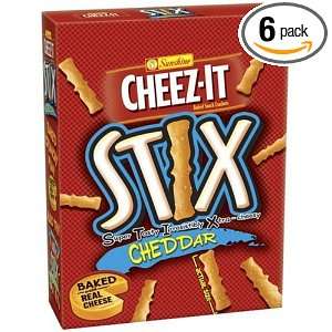 Cheez It Baked Snack Crackers, Stix Cheddar, 9.5 Ounce Boxes (Pack of 