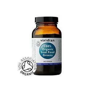  Viridian Organic Soul Food Greens Powder, 100G Health 