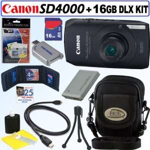  Canon PowerShot SD4000IS 10 MP CMOS Digital Camera (Black 