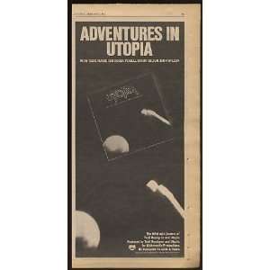  1980 Todd Rundgren Adventures in Utopia Print Ad (Music 