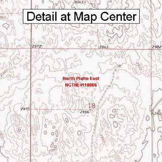  USGS Topographic Quadrangle Map   North Platte East 