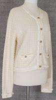 3500 NWT CHANEL most GLAMOROUS cashmere blend cardigan/jacket 2011 