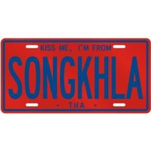 NEW  KISS ME , I AM FROM SONGKHLA  THAILAND LICENSE PLATE SIGN CITY 