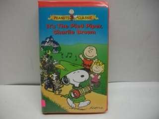 Its the Pied Piper Charlie Brown Peanuts VHS Cartoon  