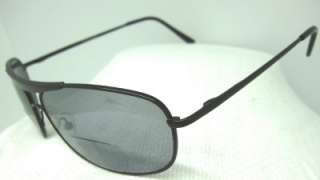 pair silver black oval aviator bifocal sunglasses readers 3 0